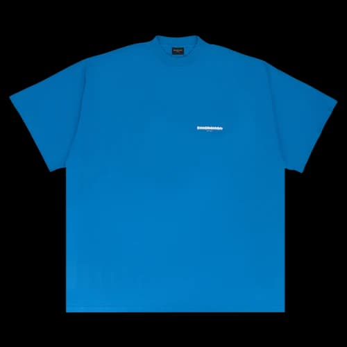 Balenciaga Crossed Out T-Shirt 'Blue'