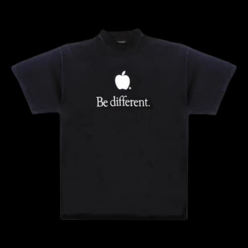 Balenciaga Be Different T-Shirt 'Black White'