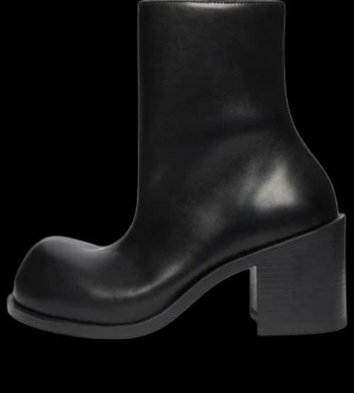 Balenciaga Hummer 90mm Booties 'Black Leather' (Women's)