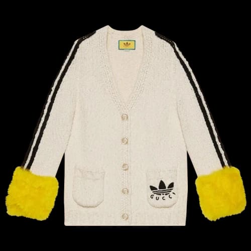 Gucci x adidas Cardigan 'White/Yellow'