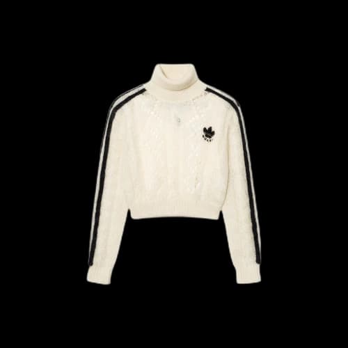 Gucci x adidas Mohair Knit Sweater 'Ivory' (Women's)
