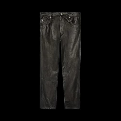 Gucci Shiny Leather Pant 'Black'