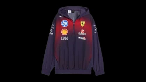 Puma Scuderia Ferrari HP Replica China Men's Special Hoodie Deep Plum