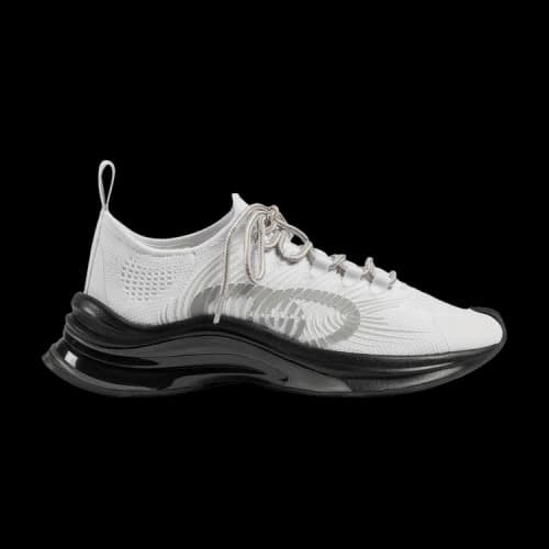 Gucci Run Sneaker 'White Grey Black' (Women's)