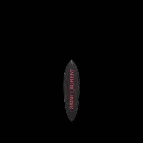 Saint Laurent Surf Keyring 'Nero/Red'