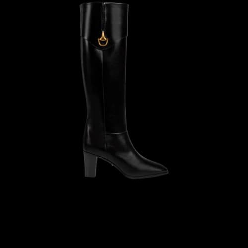 Gucci Half Horsebit Boot 'Black' (Women's)
