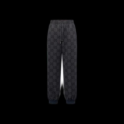 Gucci Jumbo GG Jogging Pant With Web 'Grey Dark Grey'
