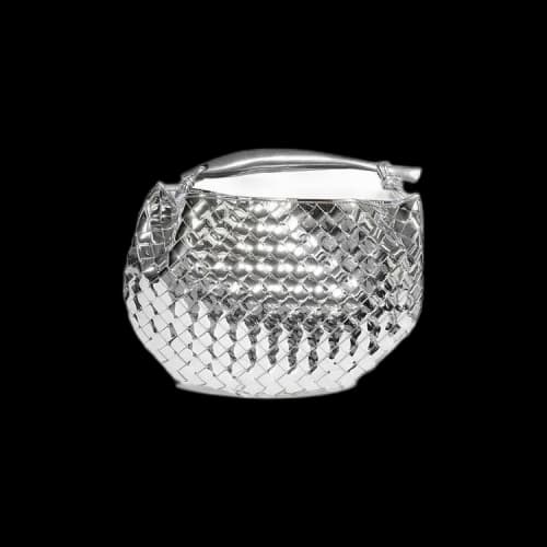 Bottega Veneta Sardine Handbag 'Silver/Vintage Silver'