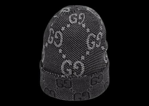 Gucci GG Wool Hat Black/Dark Grey