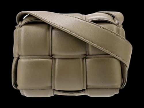 Bottega Veneta Padded Candy Cassette Camel/Gold