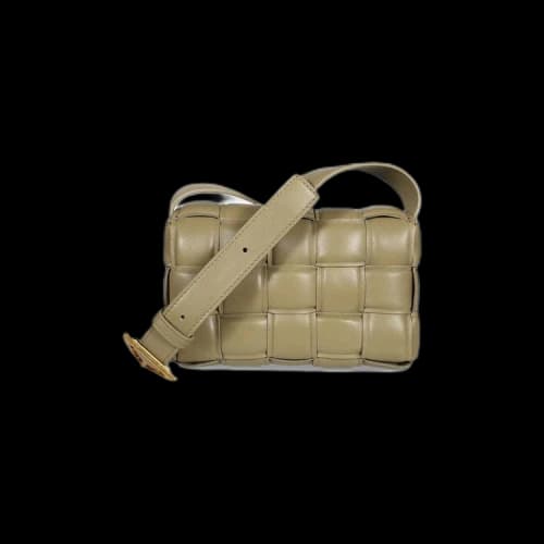 Bottega Veneta Mini Cassette 'Taupe/Gold'