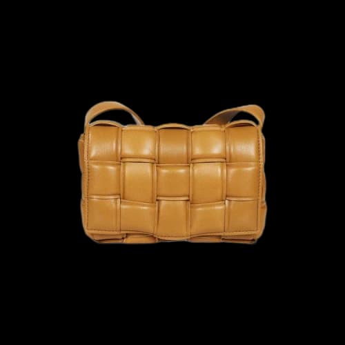 Bottega Veneta Small Cassette Shoulder Bag 'Camel/Gold'