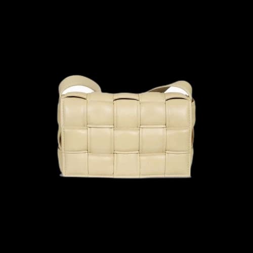 Bottega Veneta Mini Cassette 'Porridge/Gold'