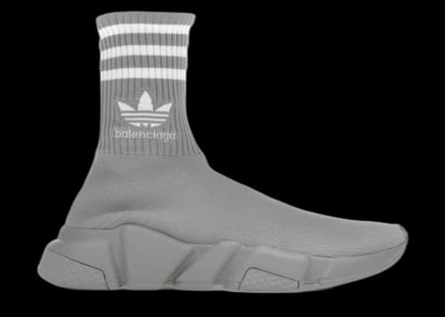Balenciaga x adidas Speed Trainer Grey White (Women's)