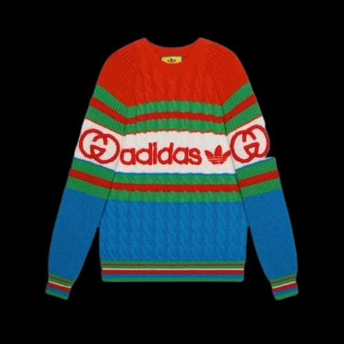 Gucci x adidas Wool Sweater Blue/Orange