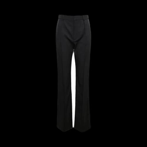 Saint Laurent High-Waisted Tuxedo Pants 'Nero'