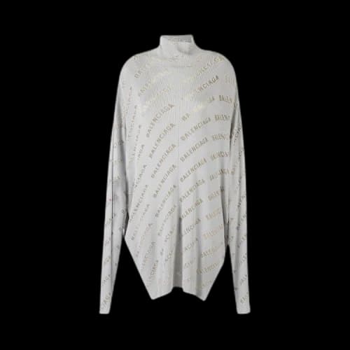 Balenciaga All-Over Turtleneck 'Light Grey'
