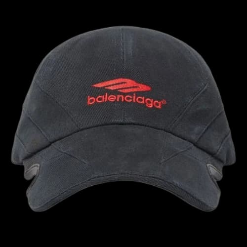 Balenciaga 3B Sports Icon Tracksuit Cap 'Black'