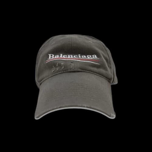 Balenciaga Political Campaign Cap 'Smoked Grey'