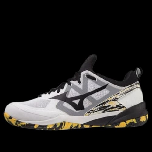 Mizuno Wave Fang Zero 'Black White Yellow'