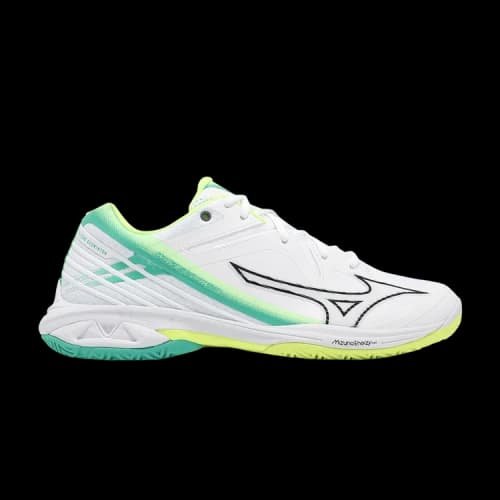 Mizuno Wave Claw 3 Wide 'White Neo Lime'