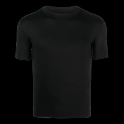 Balenciaga Super Tight Shiny Fitted T-Shirt 'Black'