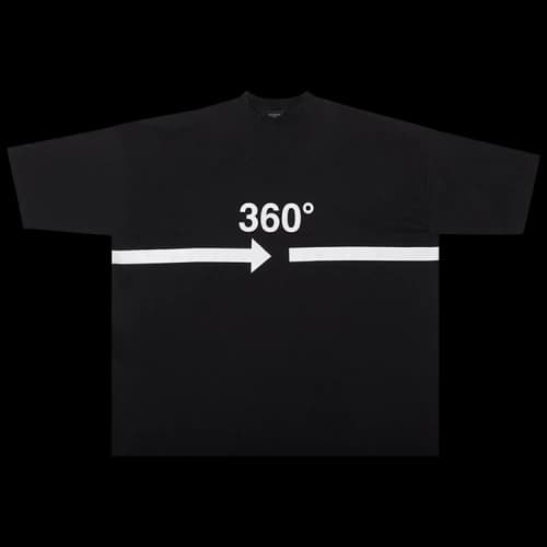 Balenciaga 360 Tubular T-Shirt Oversized 'Black'
