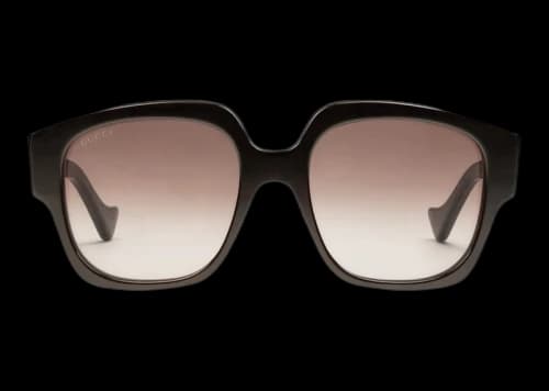Gucci Squared Frame Sunglasses Tortoiseshell/Gradient Brown (720727 J0740 2323)