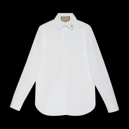 Gucci Poplin Tailored Shirt 'Off White'