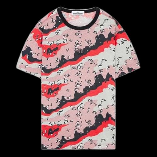STONE ISLAND 3C+PU Desert Camo Tee