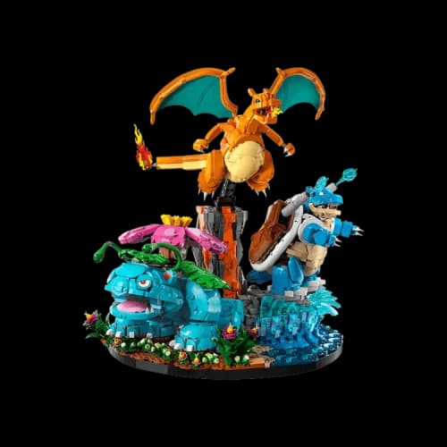 LEGO x Pokémon Venusaur, Charizard and Blastoise