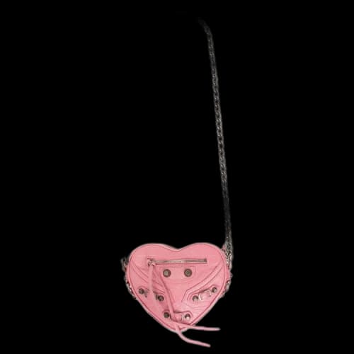Balenciaga Cag Heart Mini Shoulder Bag 'Pink'