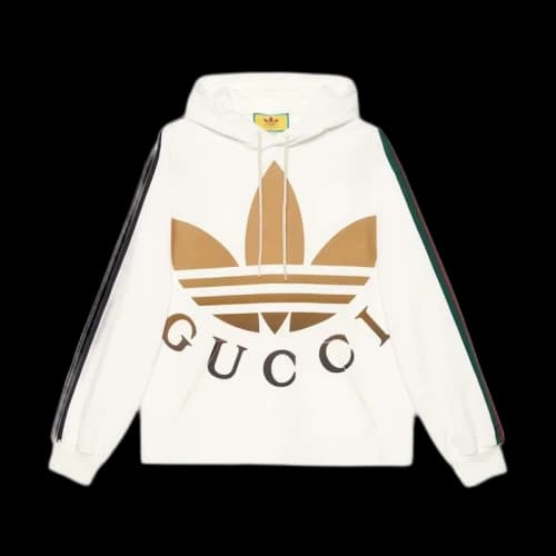 Gucci x adidas Hooded Sweatshirt Ivory