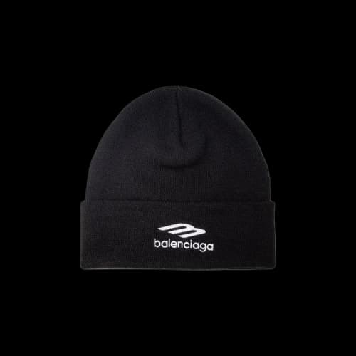 Balenciaga Sports Icon Beanie 'Black/White'