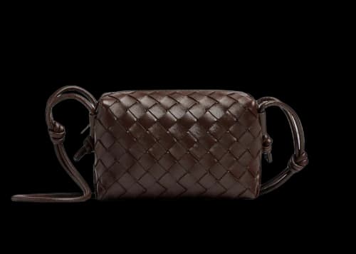 Bottega Veneta Mini Loop Camera Bag Light Brown