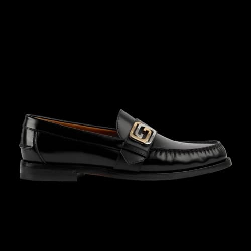 Gucci GG Buckle Loafer 'Black'