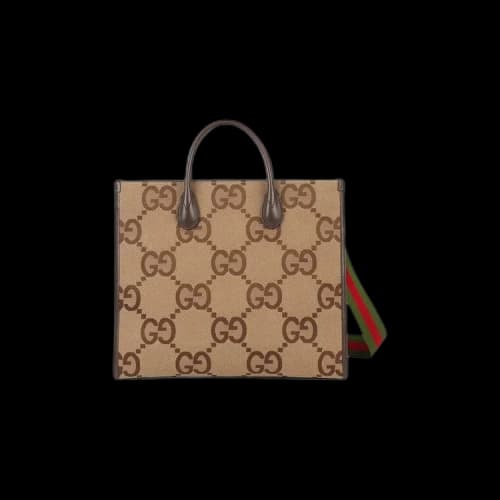 Gucci x Palace GG Jumbo Canvas Tote Bag With Web Details 'Beige'