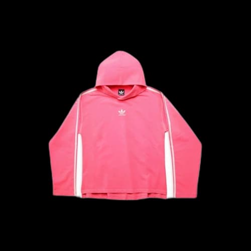 Balenciaga x adidas No Rib Hoodie Medium Fit Neon Pink