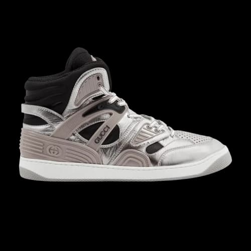 Gucci Basket High 'Silver Black'