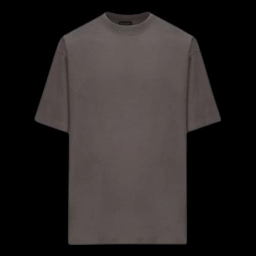 Balenciaga Care Label T-shirt Medium Fit 'Grey Black'