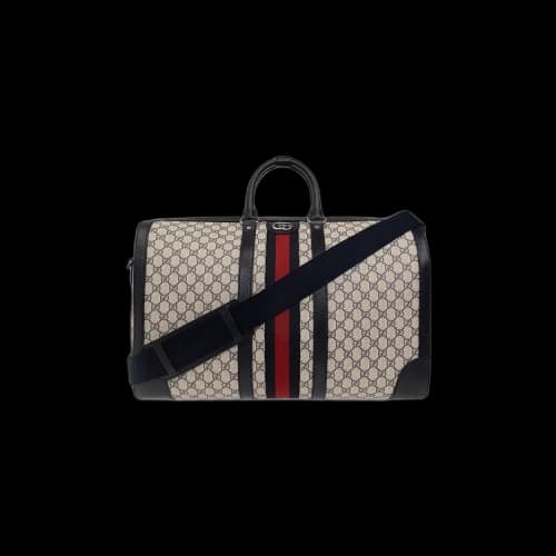 Gucci Savoy Large Duffle Bag 'Beige/Blue'