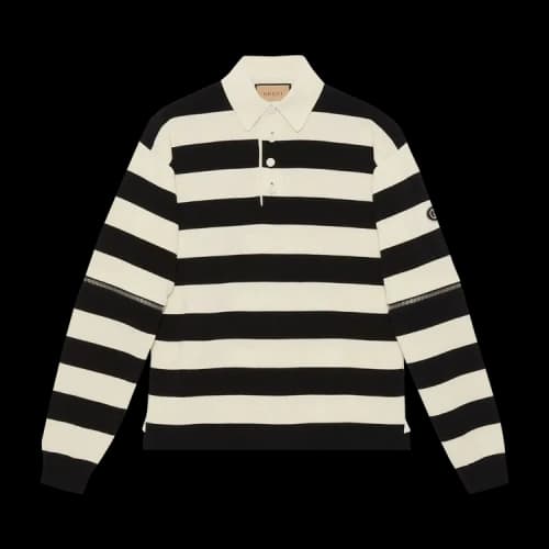 Gucci Striped Sweater 'Ivory/Black'