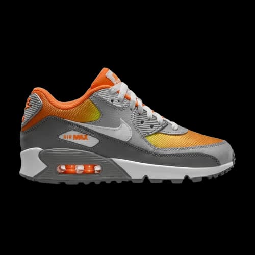 Nike Air Max 90 Premium Mesh GS 'Orange Grey'
