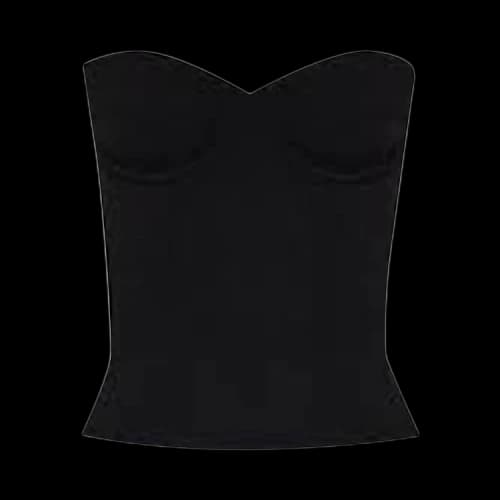 Balenciaga Bustier Top 'Black'