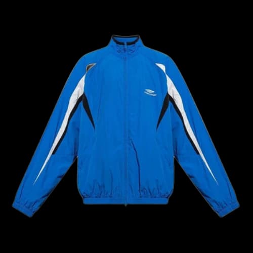 Balenciaga 3B Sports Icon Tracksuit Jacket 'Blue'
