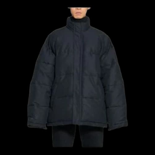 Balenciaga Boxy Puffer Jacket 'Black'