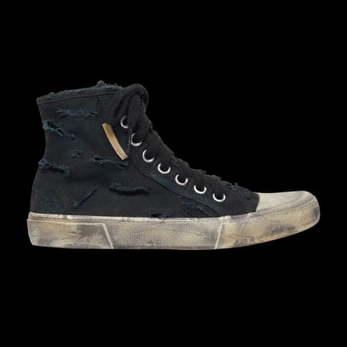 Balenciaga Paris High 'Destroyed - Black'