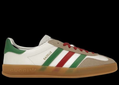 adidas x Gucci Gazelle White Green Red