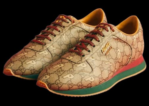 Palace x Gucci GG-P Supreme Sneaker Beige