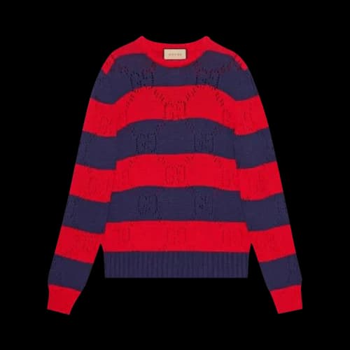 Gucci Striped Sweater 'Red/Blue'